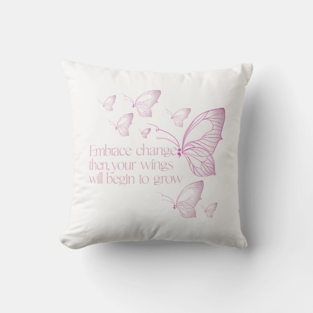 Coussin Adopter le changement (Recto)