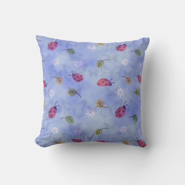 Coussin adorable Ladybugs (Recto)