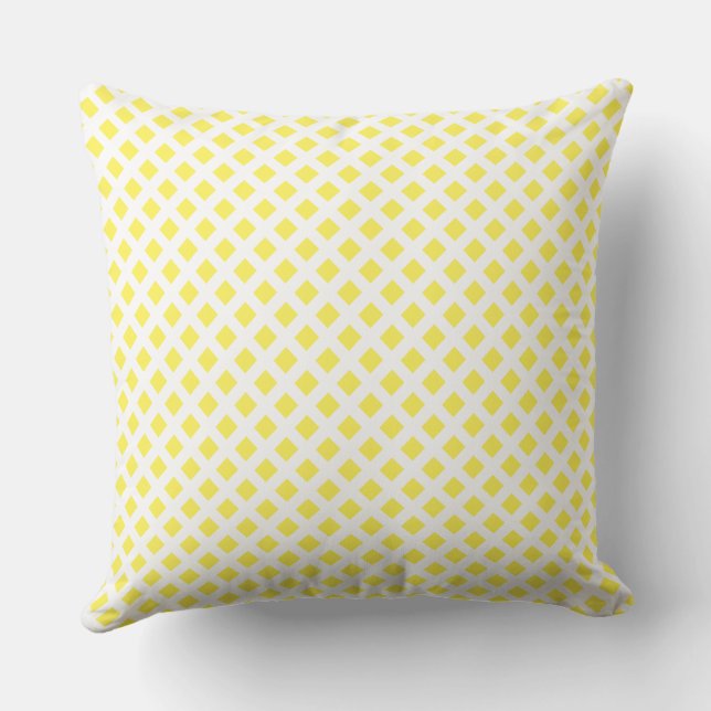 Coussin Adorable pastel décoratif blanc jaune mignon maman (Verso)