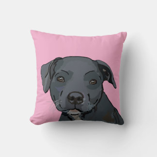 Coussin Adorable personnel bleu (rose)