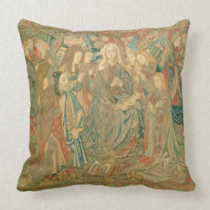 Coussin Adoration de l'enfant du Christ (tapisserie)