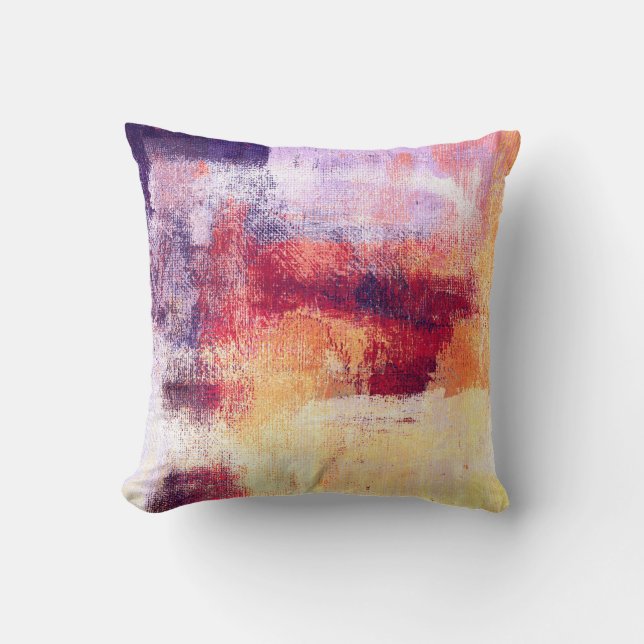 Coussin Adria Abstrait Throw Pillow (Recto)