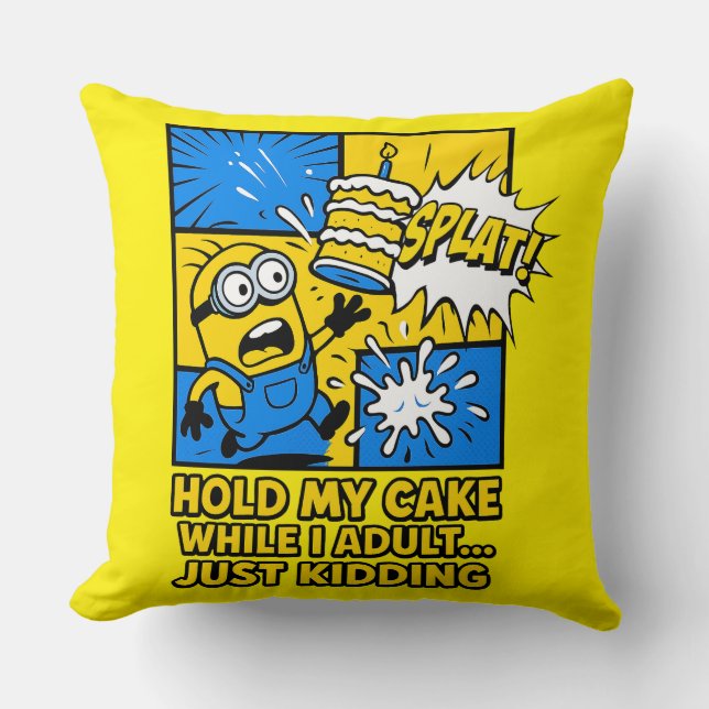 Coussin Adulte Juste Adulter Drôle (Recto)