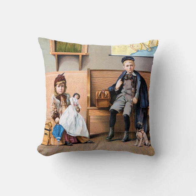 COUSSIN AFFICHE DE CHEMIN DE FER, 1898 (Recto)