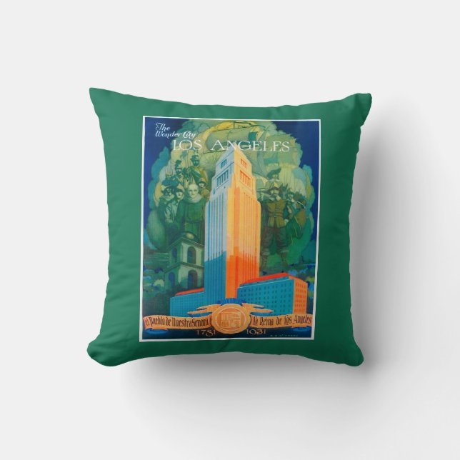 Coussin Affiche promotionnelle de Los Angeles (Recto)