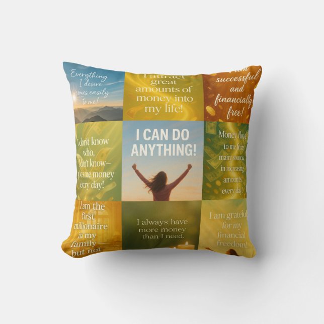Coussin Affirmation pillow (Recto)