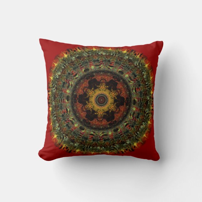 Coussin africain de coussin de mandala de (Recto)