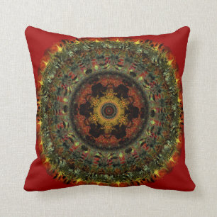 Coussin africain de coussin de mandala de