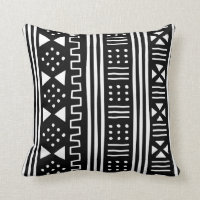 Africain noir MudCloth du blanc | inspiré