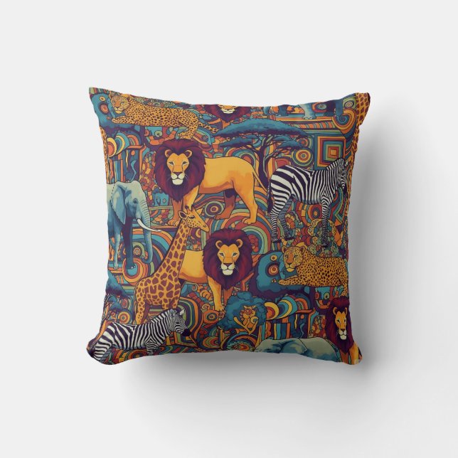 COUSSIN AFRICAN SAFARI ANIMALS (Recto)