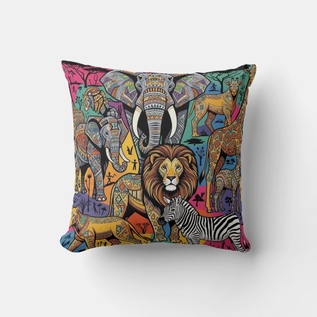 COUSSIN AFRICAN SAFARI ANIMALS (Recto)