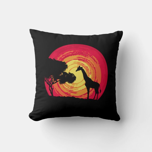 Coussin African sunset (Recto)