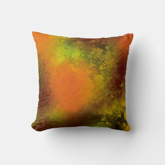 Coussin afrique abstraite Brown (Recto)