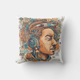 Coussin Afro Boho Queen - Artiste coloré