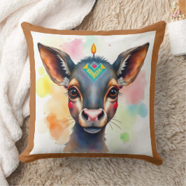 Coussin afro-kwanzaa Animaux sauvages déguisés