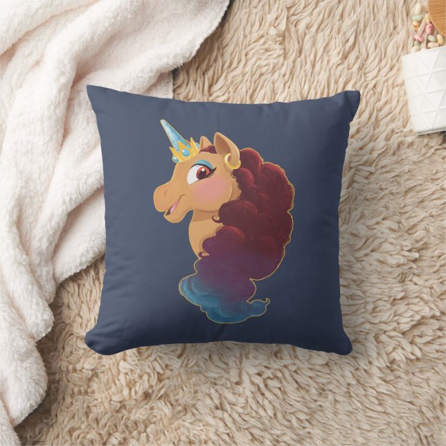 Coussin Afro Unicorn | Divine la licorne (Couverture)