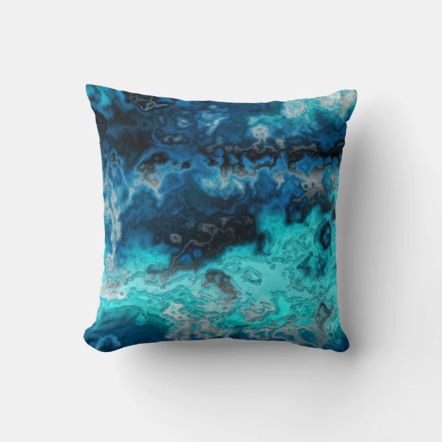 Coussin Agate bleue (Recto)