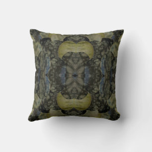 Coussin Agate oval bandé Pierre précieuse Motif quatre par