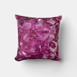 Coussin Agate Purple Crystal