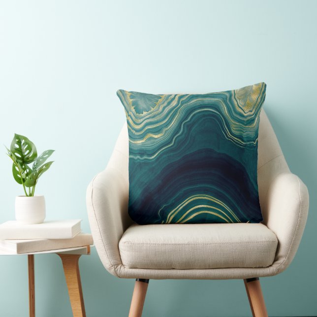 Coussin Agate verte (Chaise)
