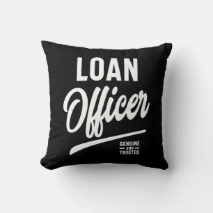 Coussin Agent de prêt Titre du poste Cadeau