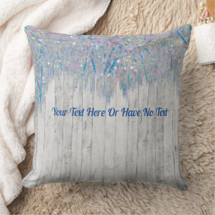 Coussin Agritourisme rustique Iridescente Rainbow Tinsel