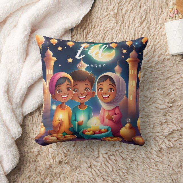 Coussin Aïd Moubarak Iftar Cushion (Couverture)