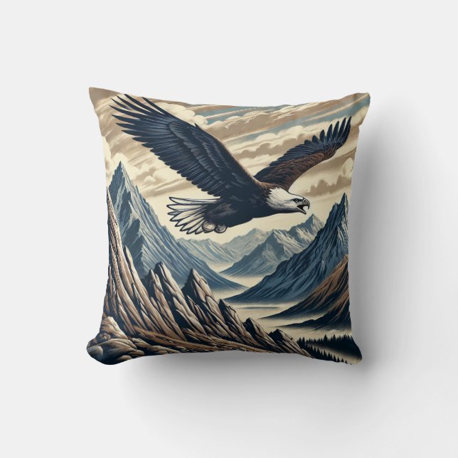 Coussin Aigle (Recto)