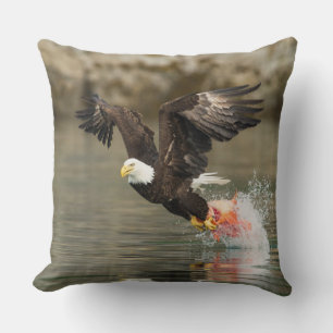Coussin Aigle à tête plate