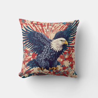 Coussin aigle américain