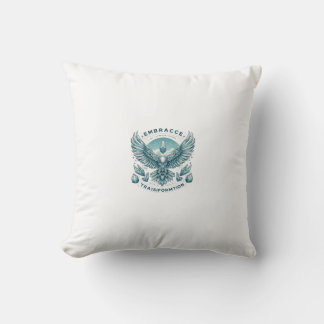 Coussin Aigle de cristal - Symbole de la transformation p