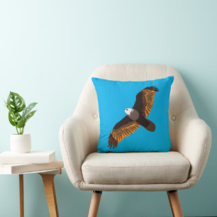 Coussin Aigle Pygargue à tête blanche