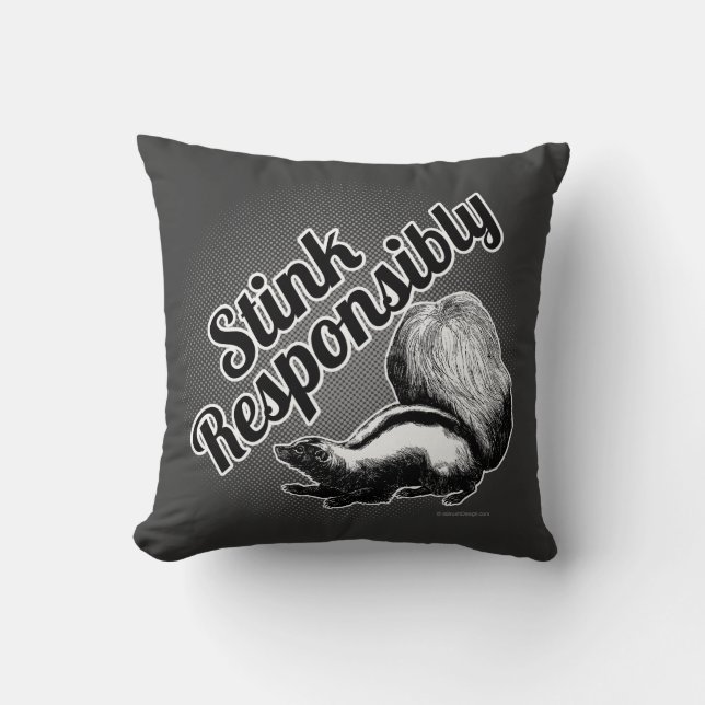 Coussin Aiguille De Façon Responsable Jeter L'Oreiller (Recto)