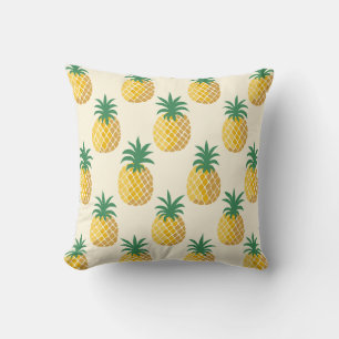 Coussin Aiguille Tropique teintes jaunes