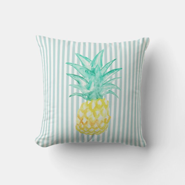 Coussin Aiguille Turquoise à ananas (Recto)