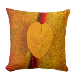 Coussin Ailes de l'Ange du Coeur de Coquille - Lever du So