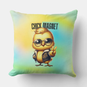 Coussin Aimant mignon de poulet drôle Pâques-54546