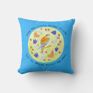 Coussin Aimer les petites choses dans la vie x2