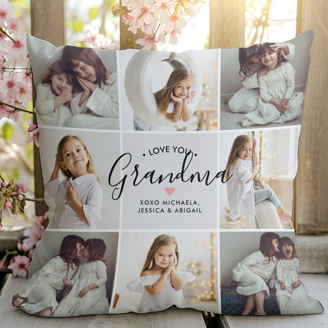 Coussin Aimez-vous grand-mère 16-Photo (Créateur téléchargé)