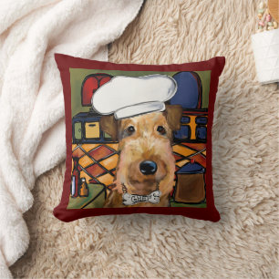 Coussin Airedale Terrier