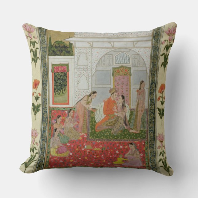 Coussin Ajouter aux préposés et aux musiciens féminins (Recto)