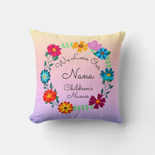 Coussin Ajouter Des Noms, Changer Nana - Nous Aimons Notre