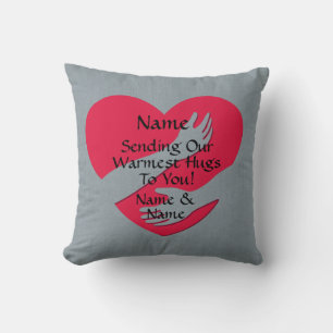 Coussin Ajouter des noms Changer tout le coeur du texte En