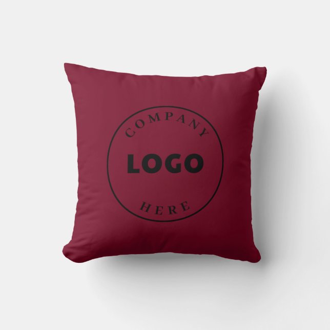 Coussin Ajouter le logo de l'entreprise Bourgogne personna (Recto)