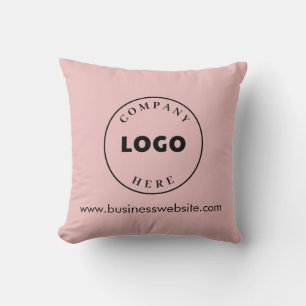 Coussin Ajouter Logo d'entreprise et site Web Décor modern