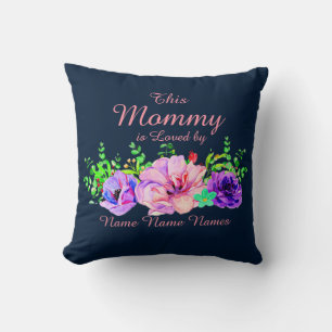 Coussin Ajouter ou modifier des noms - Cette maman apparti