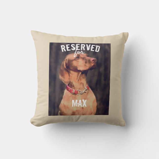 Coussin ajouter votre devis photo chien personnalisé ajout (Recto)