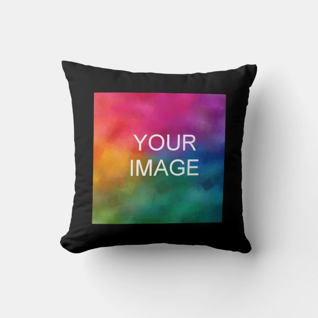 Coussin Ajouter Votre Image Photo Entreprise Logo Ici (Recto)