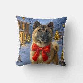 Coussin Akita Holiday