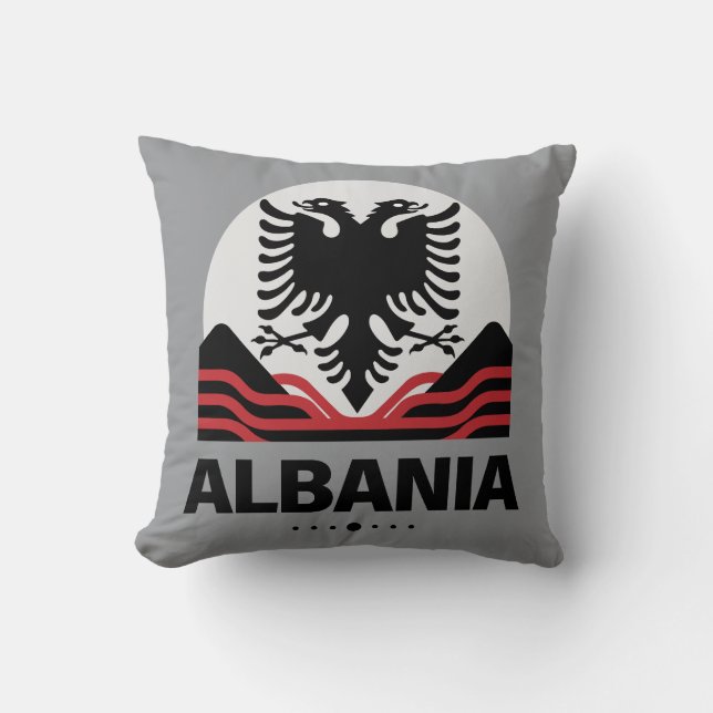 Coussin Albanie Union européenne (Recto)